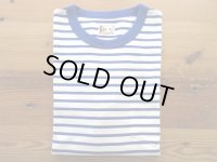 FELCO       S/S CREW POCKET TEE AMERICAN VINTAGE STRIPE       BLUE×WHITE