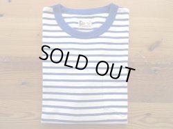 画像1: FELCO       S/S CREW POCKET TEE AMERICAN VINTAGE STRIPE       BLUE×WHITE
