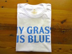 画像1: BLUESCENTRIC    半袖プリントTシャツ　　MY GRASS IS BLUE       White