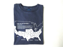 画像1: Good On　COTTON BELT プリントSS Tシャツ　　　P-NAVY