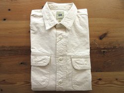 画像1: FOB FACTORY  F3513　 WORK SHIRT　　  ECRU