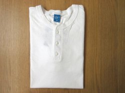 画像1: GOOD ON　L/S     HENLEY TEE           　　W-WHITE