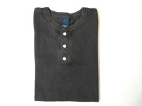 GOOD ON　L/S     HENLEY TEE           　　P-BLACK