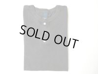 GOOD ON　L/S     HENLEY TEE           　　P-BLACK