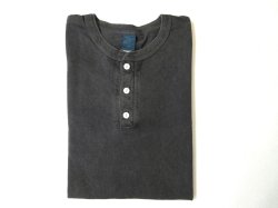 画像1: GOOD ON　L/S     HENLEY TEE           　　P-BLACK