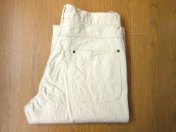 画像1: FOB FACTORY    F0530 COTTON DUCK WORK PANTS     　　  ECRU