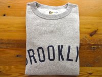 FELCO   CLSSIC FIT10oz  TERRY  CREW SWEAT        BROOKLYN ROYAL GIANTS     TWISTED GREY