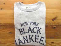 FELCO   CLSSIC FIT10oz  TERRY  CREW SWEAT       NEW YORK BLACK YANKEES     TWISTED GREY