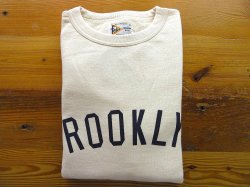 画像1: FELCO   CLSSIC FIT10oz  TERRY  CREW SWEAT        BROOKLYN ROYAL GIANTS     NATURAL