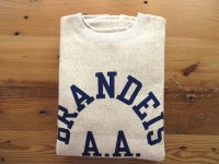 CHAMPION   REVERSE WEAVE　2ndパテントモデル クルーネックスウェット   シルバーグレー×ネイビー