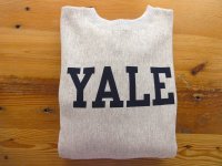 CHAMPION   REVERSE WEAVE　TRUE TO ARCHIVES クルースウェット 　YALE (シルバーグレー×ネイビー)