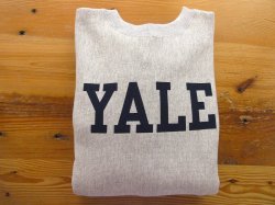 画像1: CHAMPION   REVERSE WEAVE　TRUE TO ARCHIVES  　YALE (シルバーグレー×ネイビー)