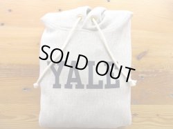 画像1: CHAMPION   REVERSE WEAVE フーデッドスウェット　TRUE TO ARCHIVES  　YALE (シルバーグレー×ネイビー)