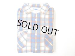 画像1: GOOD ON  フランネルチェックスウェット シャツジャケット     CREM