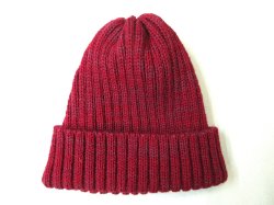 画像1: ハイランド２０００　アルパカ/ブリティッシュウール　ショートレングス　ワッチキャップ    PORT