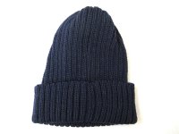 ハイランド２０００　ブリティッシュウール　ショートレングス　ワッチキャップ     NAVY