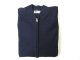 FELCO   CLASSIC FIT 16oz TERRY ZIP BASEBALL NECK W/SLASH POCKET             ITALIAN NAVY
