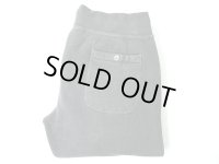 FELCO     GYM PANTS16oz  HEAVY WEIGHT TERRY          VINTAGE WASH BLACK