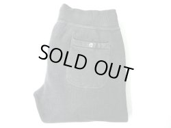 画像1: FELCO     GYM PANTS16oz  HEAVY WEIGHT TERRY          VINTAGE WASH BLACK