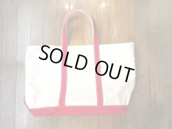 画像1: L.L.Bean   BOAT AND TOTE  OPEN-TOP    Large　　 Red