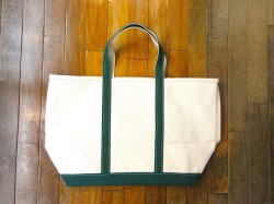 画像1: L.L.Bean   BOAT AND TOTE  OPEN-TOP    Large　　 D.Green