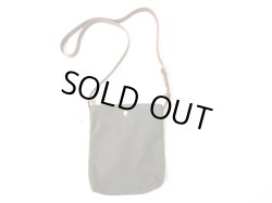 画像1: HERITAGE LEATHER　   　CANVAS SACOCHE BAG W/LEATHER STRAP　　　OLIVE
