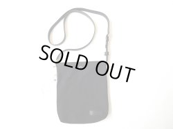 画像1: HERITAGE LEATHER　   　CANVAS SACOCHE BAG W/LEATHER STRAP　　　BLACK