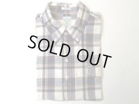 KEATON CHASE    S/S CLASSIC FIT PULLOVER BD SHIRT   COTTON/LINEN/RAMIE       WHITE/NAVY