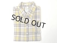 KEATON CHASE    S/S CLASSIC FIT PULLOVER BD SHIRT   COTTON/LINEN/RAMIE      YELLOW