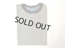画像1: Good On  SS ミニストライプ　クルーTシャツ　　LEMON