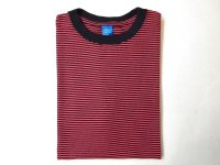 Good On  SS ミニストライプ　クルーTシャツ　　FLAMINGO