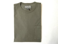 画像1: EMPIRE & SONS   S/S POCKET TEE        US AMERICAN  DRY JERSEY       ARMY GREEN