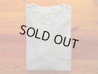 Come and Go   半袖バインダーネック ポケットTシャツ　　　サックス