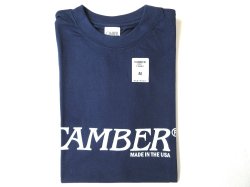画像1: CAMBER  S/S ロゴプリントTシャツ  　　NAVY