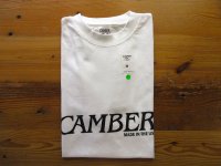 CAMBER  S/S ロゴプリントTシャツ  　　WHITE 