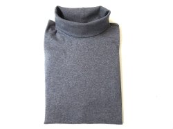 画像1: L.L.Bean   　Men's Japan Fit Carefree Unshrinkable Turtleneck          Charcoal Heather