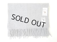 HIL TOP   Lambs wool  Scarf     　　　     SOLID ライトグレー