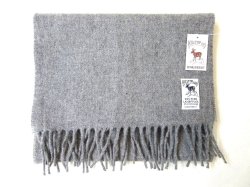 画像1: HIL TOP   Lambs wool  Scarf     　　　     SOLID ライトグレー