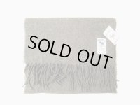HIL TOP   Lambs wool  Scarf     　　　     SOLID オリーブ