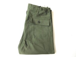 画像1: EMPIRE & SONS   　MILITARY SLUB BACK SATTEN FATIGUE PANTS         OLIVE