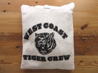MIXTA   PULLOVER SWEAT PARAKA　　TIGER CREW     Ash Grey