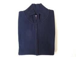 画像1: FELCO  　CLASSIC FIT 16oz TERRY       インバースウィーブ ハイネックジャケット        ITALIAN NAVY