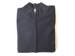 画像1: FELCO  　CLASSIC FIT 16oz TERRY    インバースウィーブ ハイネックジャケット        BLACK