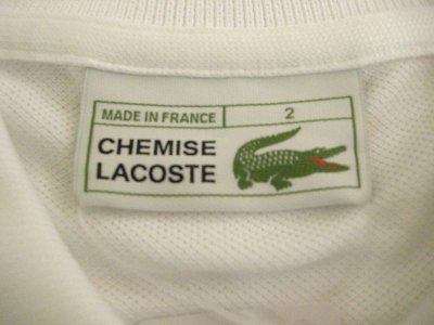 画像2: フランス製ラコステ　ポロシャツ　００１ BLANC(ホワイト)