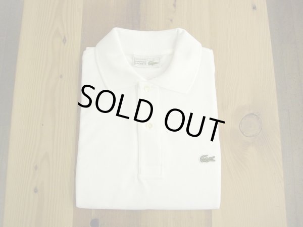 フランス製ラコステ ポロシャツ ００１ BLANC(ホワイト 