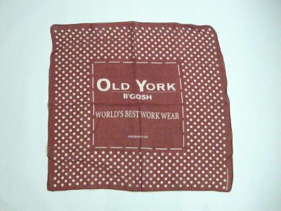 画像1: OLD YORK  バンダナ　　レッド