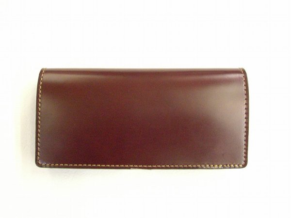 画像1: KC,S  スタンダード 長財布コードバン　　　ブラウン  (1)