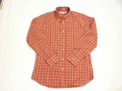 画像1: インディビジュアライズドシャツ L/S  マドラスチェック　　 オレンジ