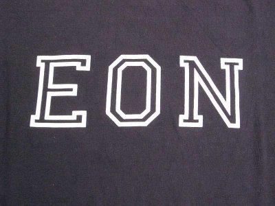 画像2: フィルメランジェ  EON プリントTシャツ　　 ネイビー