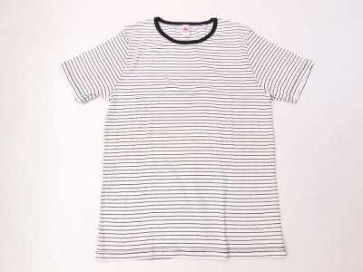 画像1: ムーランヌフ  S/S CREWNECK PACK T-SHIRTS    BORDER WHITE/NAVY & BORDER NAVY/WHITE